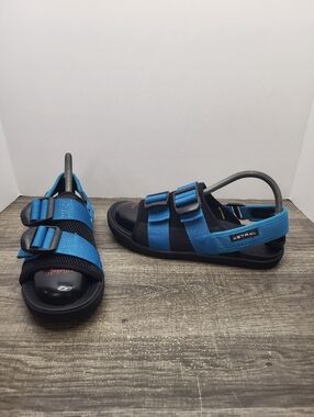 Astral PFD Open Toe Water Boat Blue Black Strappy Outdoor Sandals Women's Size 9